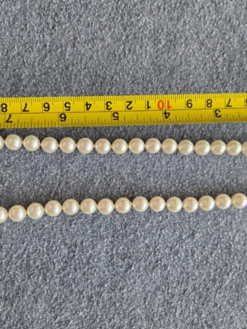Majorica 17” Pearl Necklace Gold Plated Clasp - Picture 5 of 8